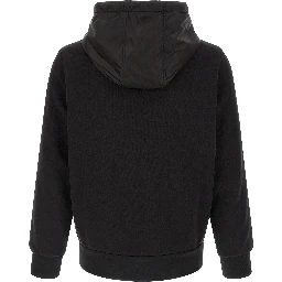 Black Polyamide Sweatshirt