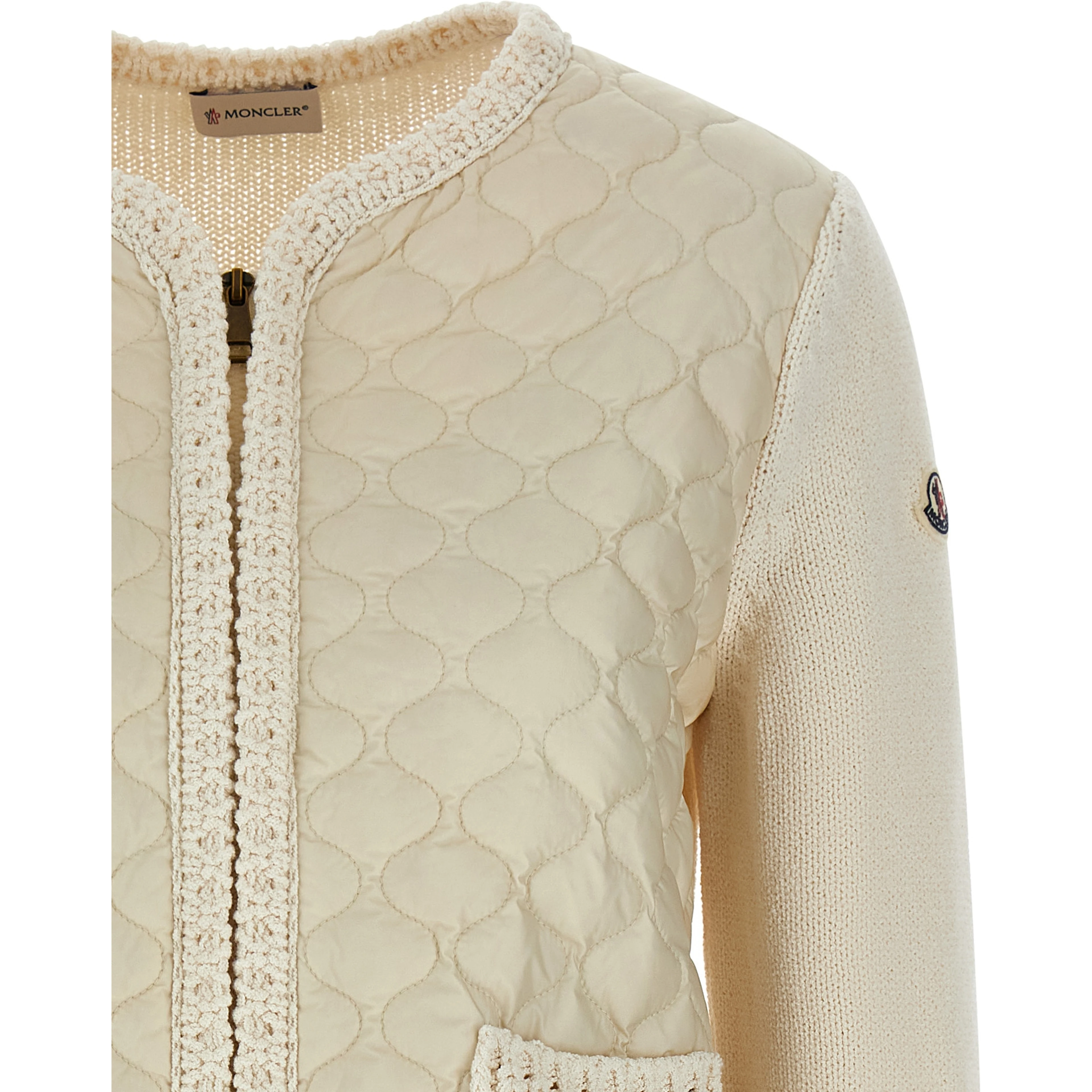Beige Cotton Cardigan
