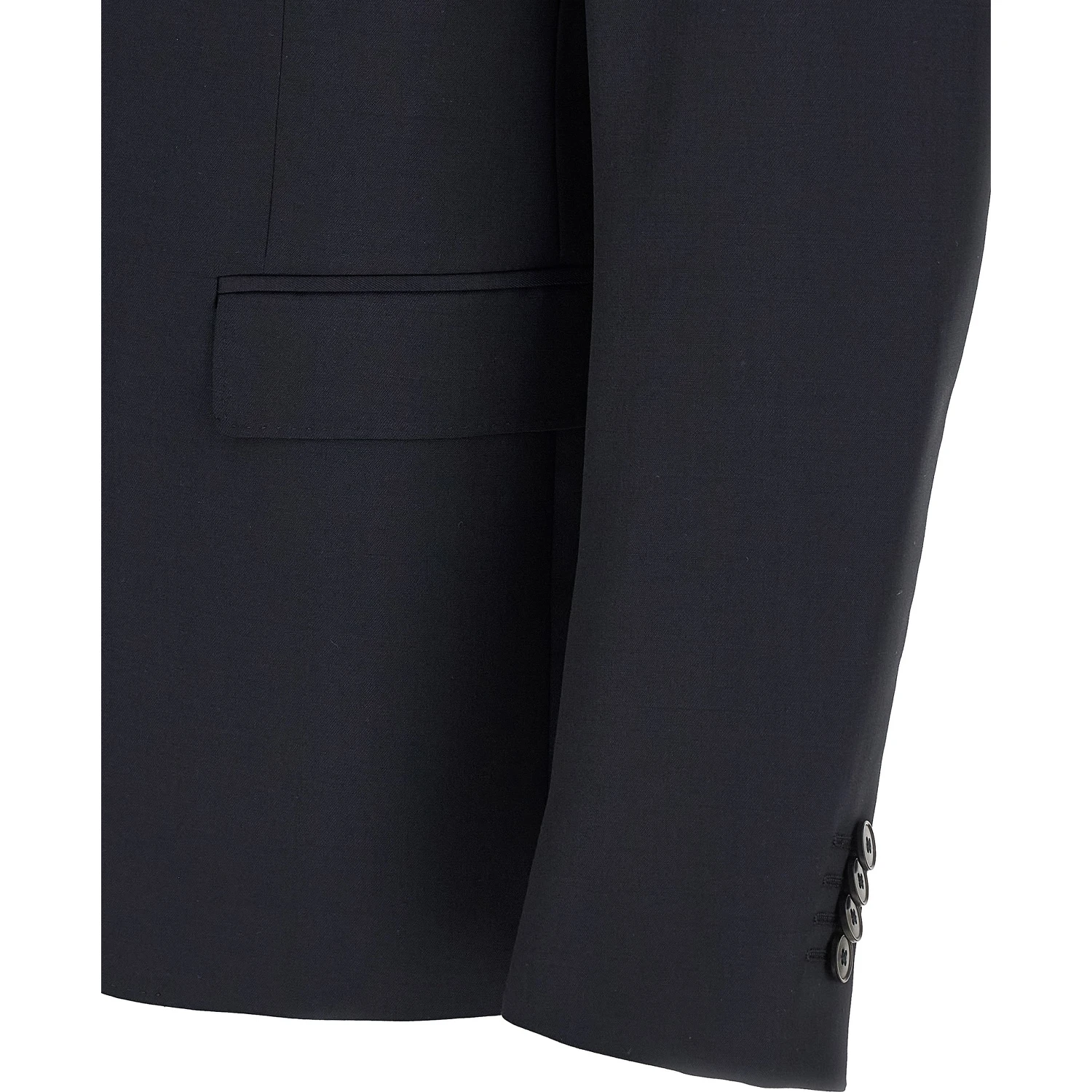 Blue Wool Two-Piece Suit