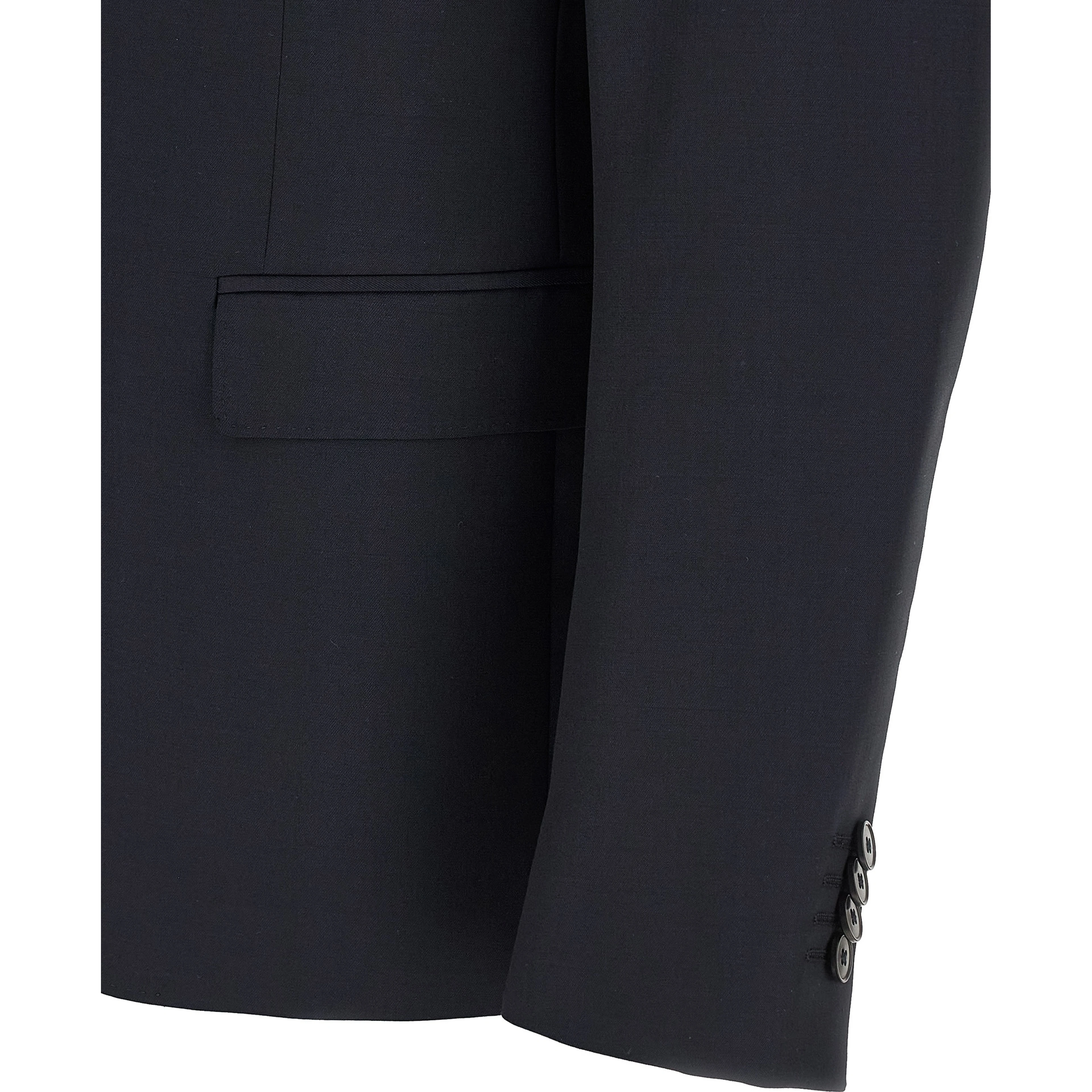 Blue Wool Two-Piece Suit