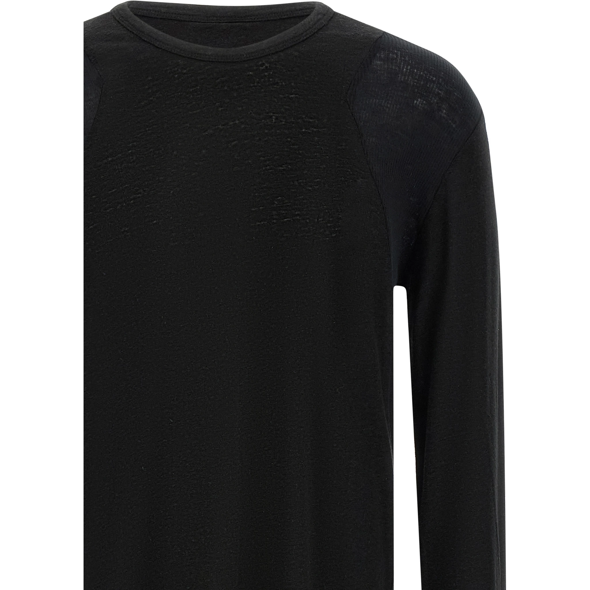 Black Viscose T-Shirt