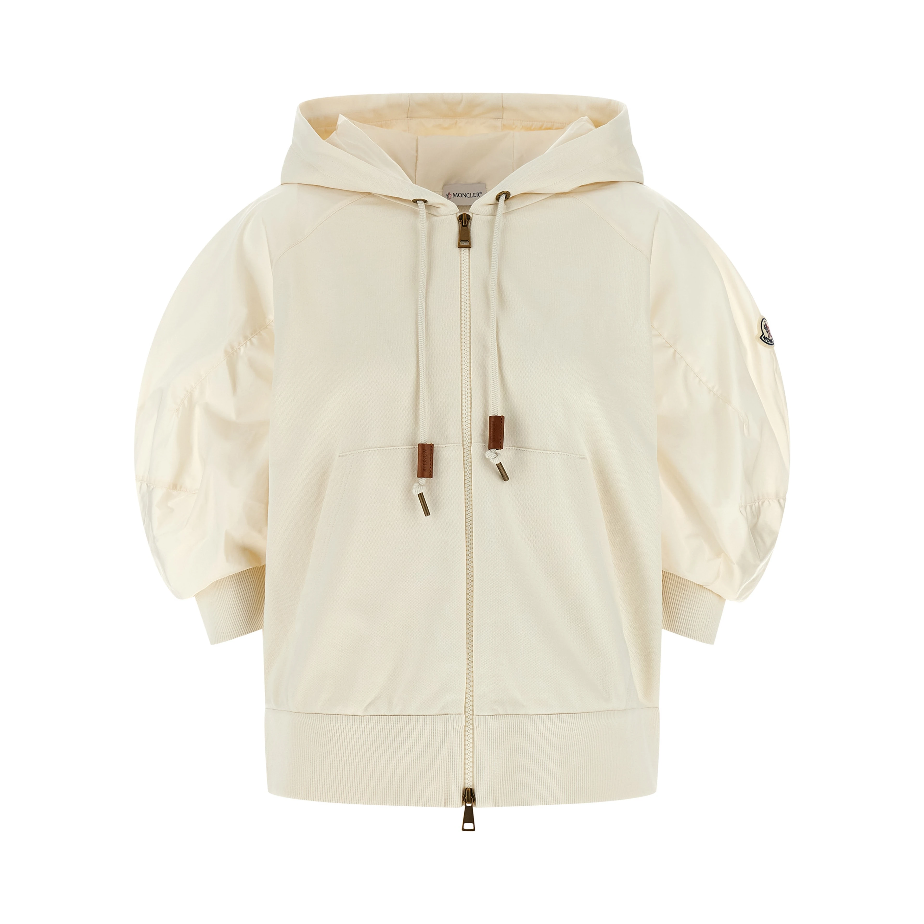 White Cotton Hoodie
