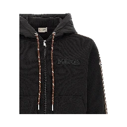 Black Polyamide Sweatshirt