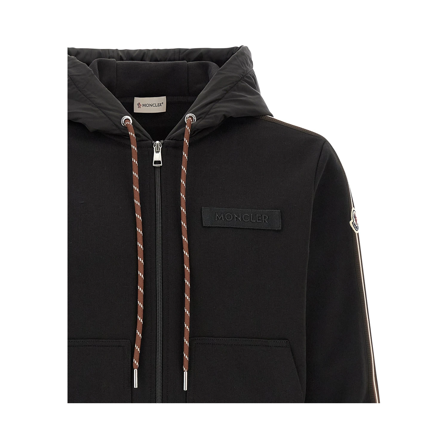 Black Polyamide Sweatshirt