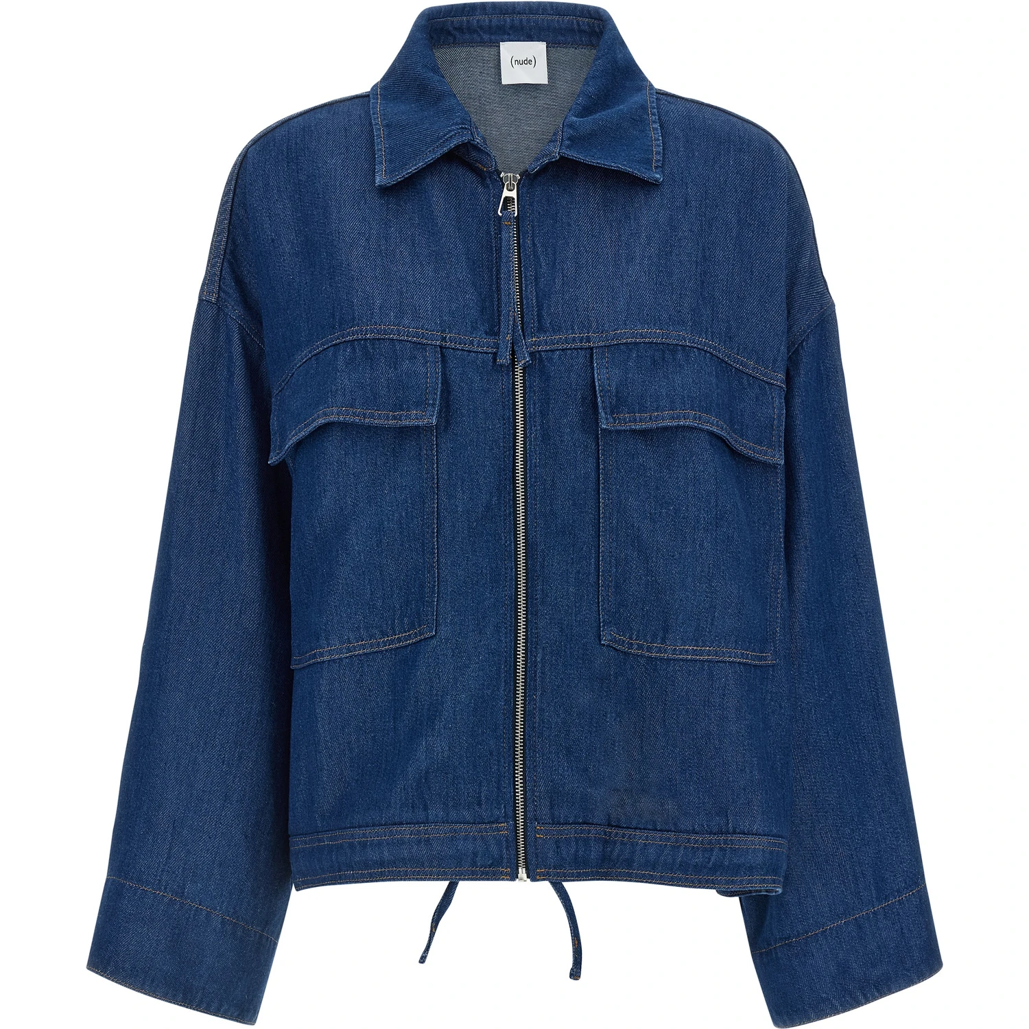 Blue Tencel Denim Jacket