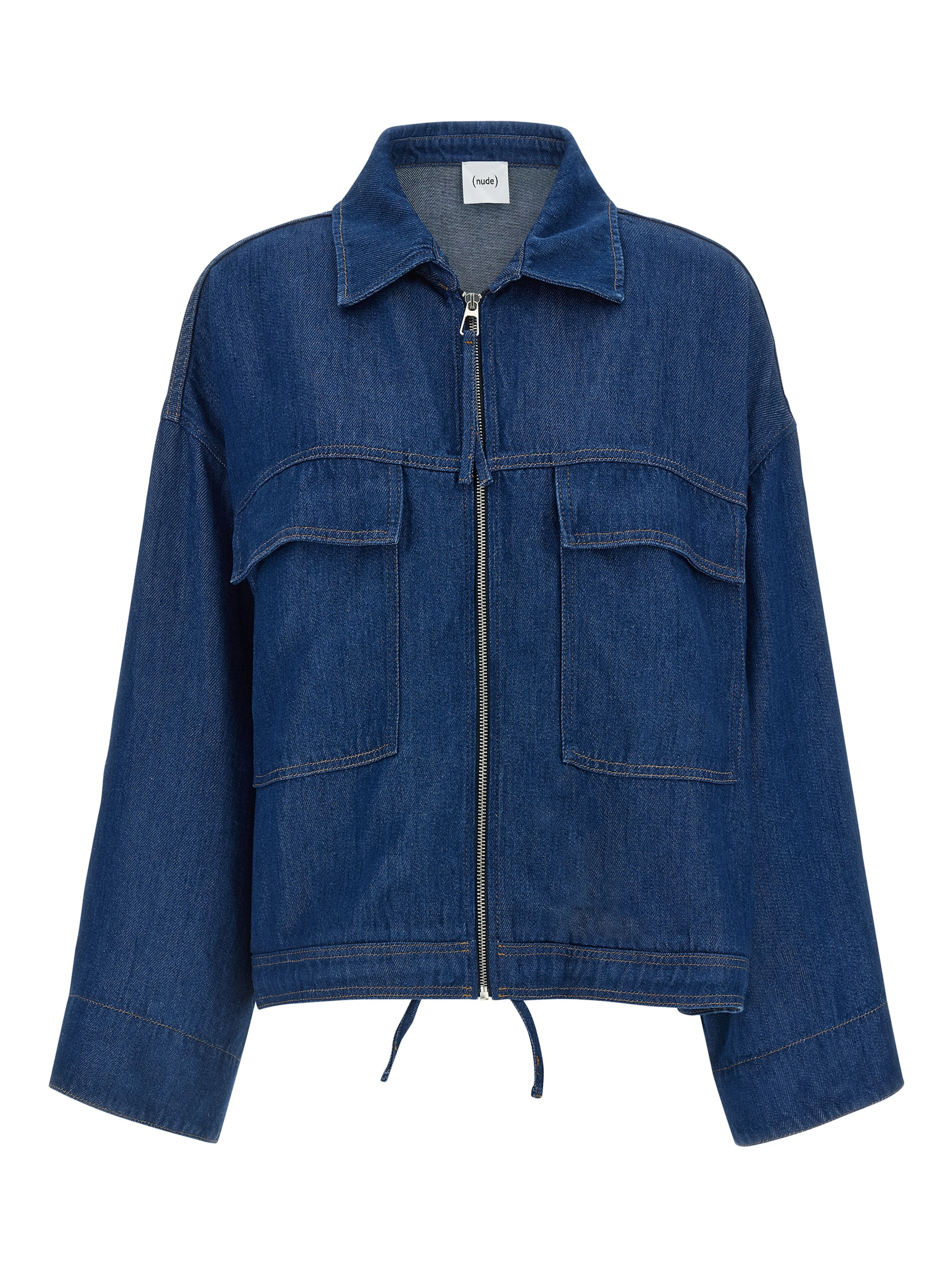 Blue Tencel Denim Jacket