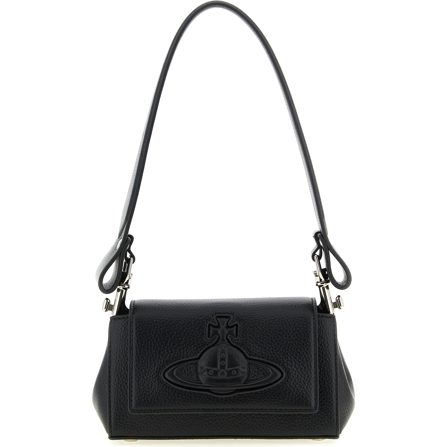 Black Polyethylene Shoulder Bag