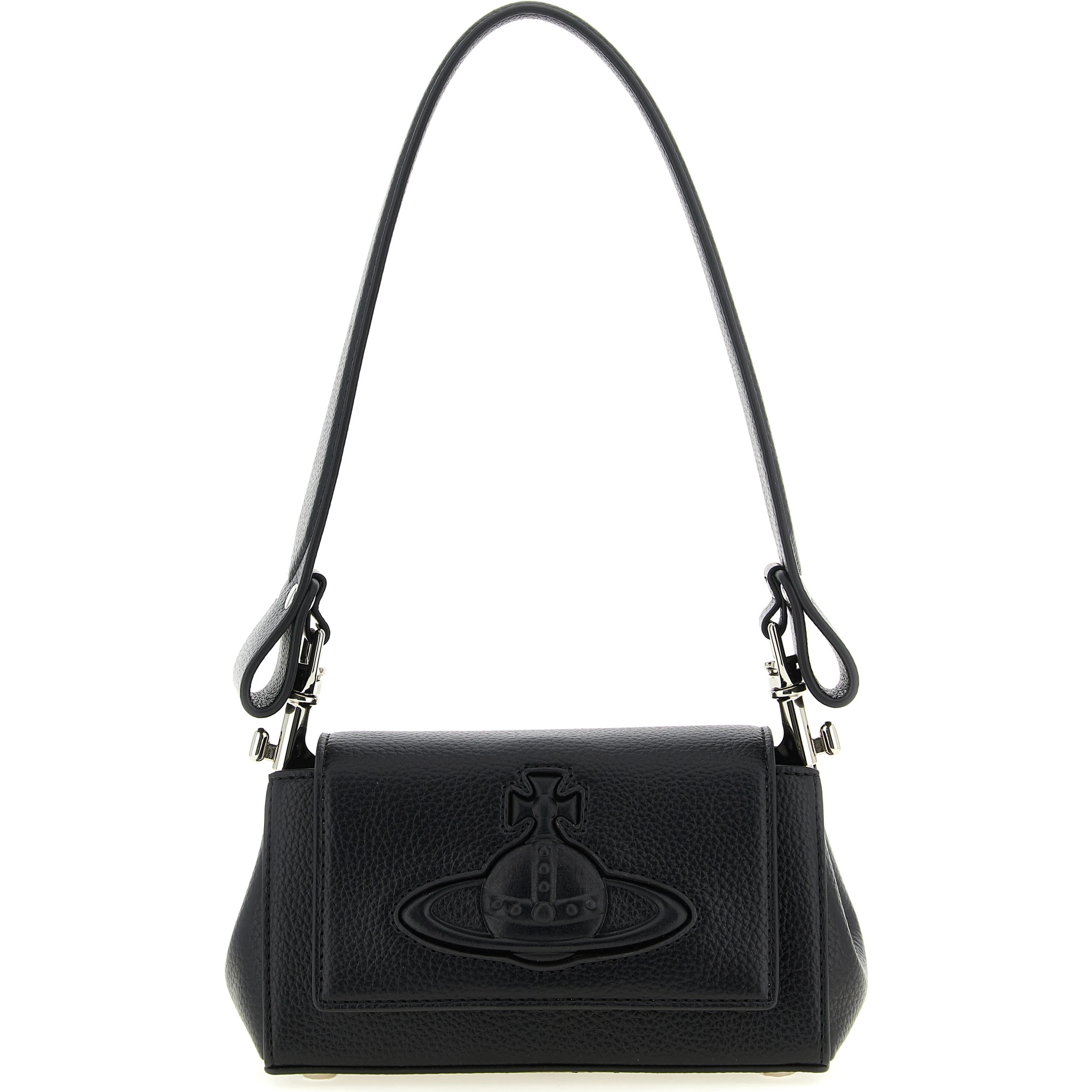 Black Polyethylene Shoulder Bag