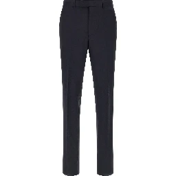 Blue Wool Two-Piece Suit