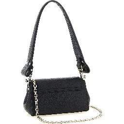 Black Polyethylene Shoulder Bag