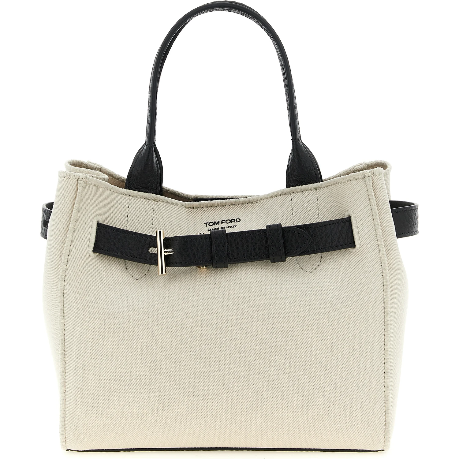 Bicolor Cotton Tote Bag