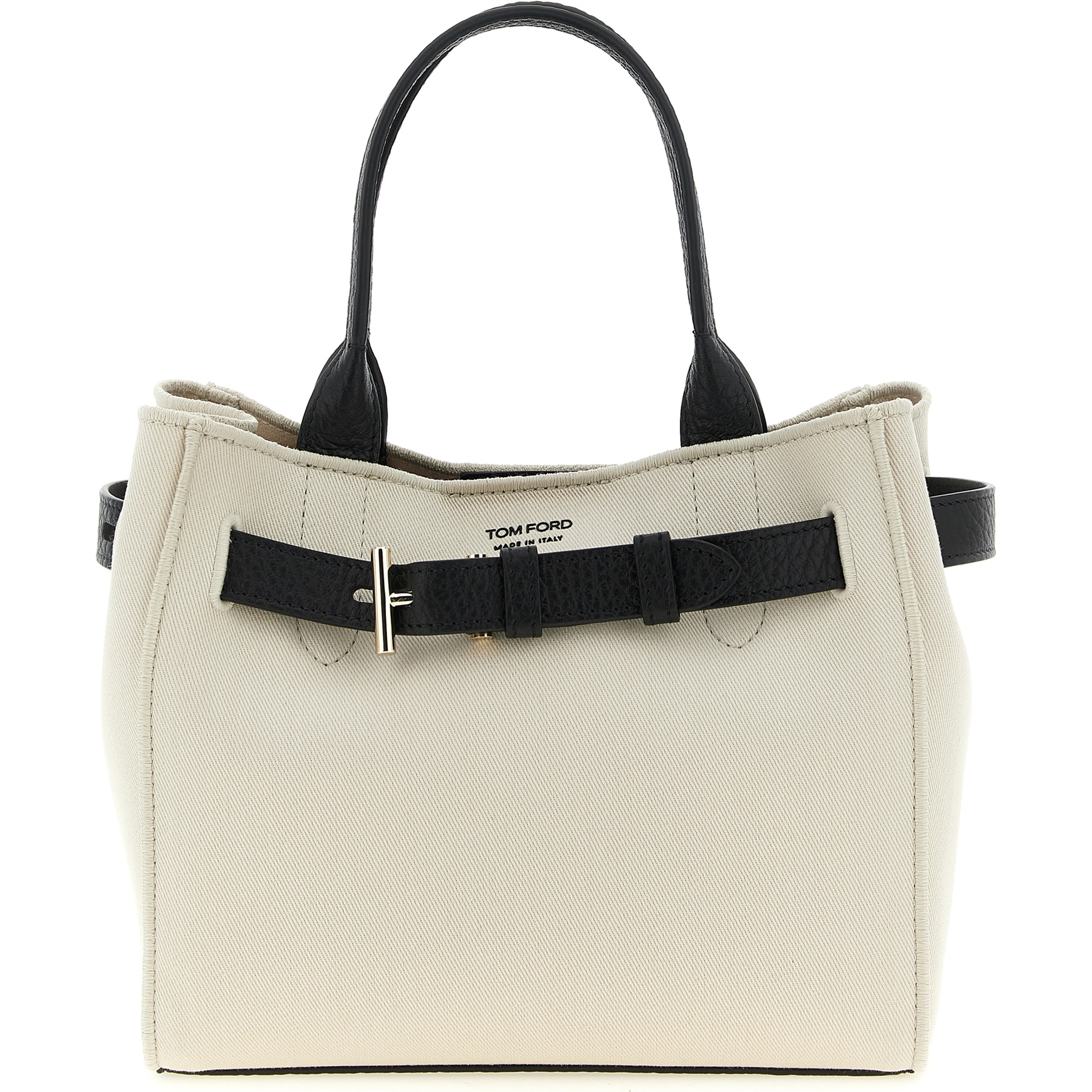Bicolor Cotton Tote Bag