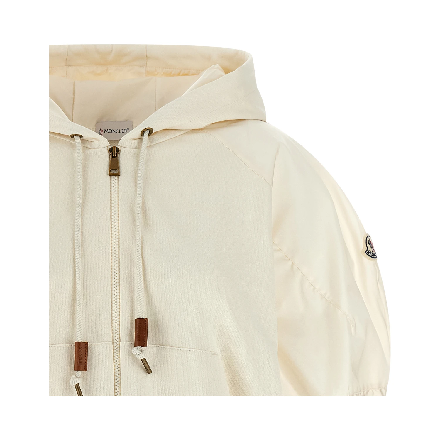 White Cotton Hoodie
