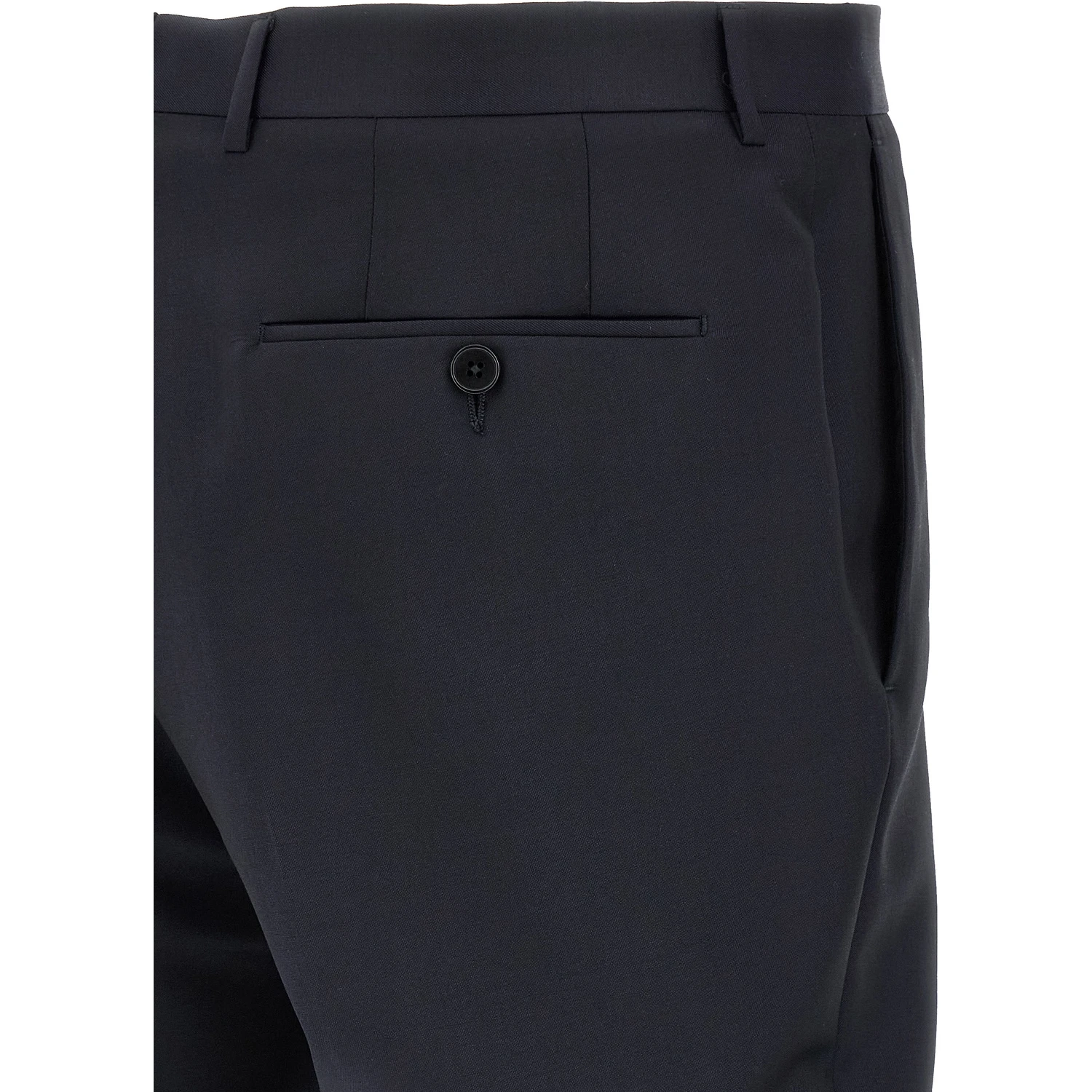 Blue Wool Two-Piece Suit