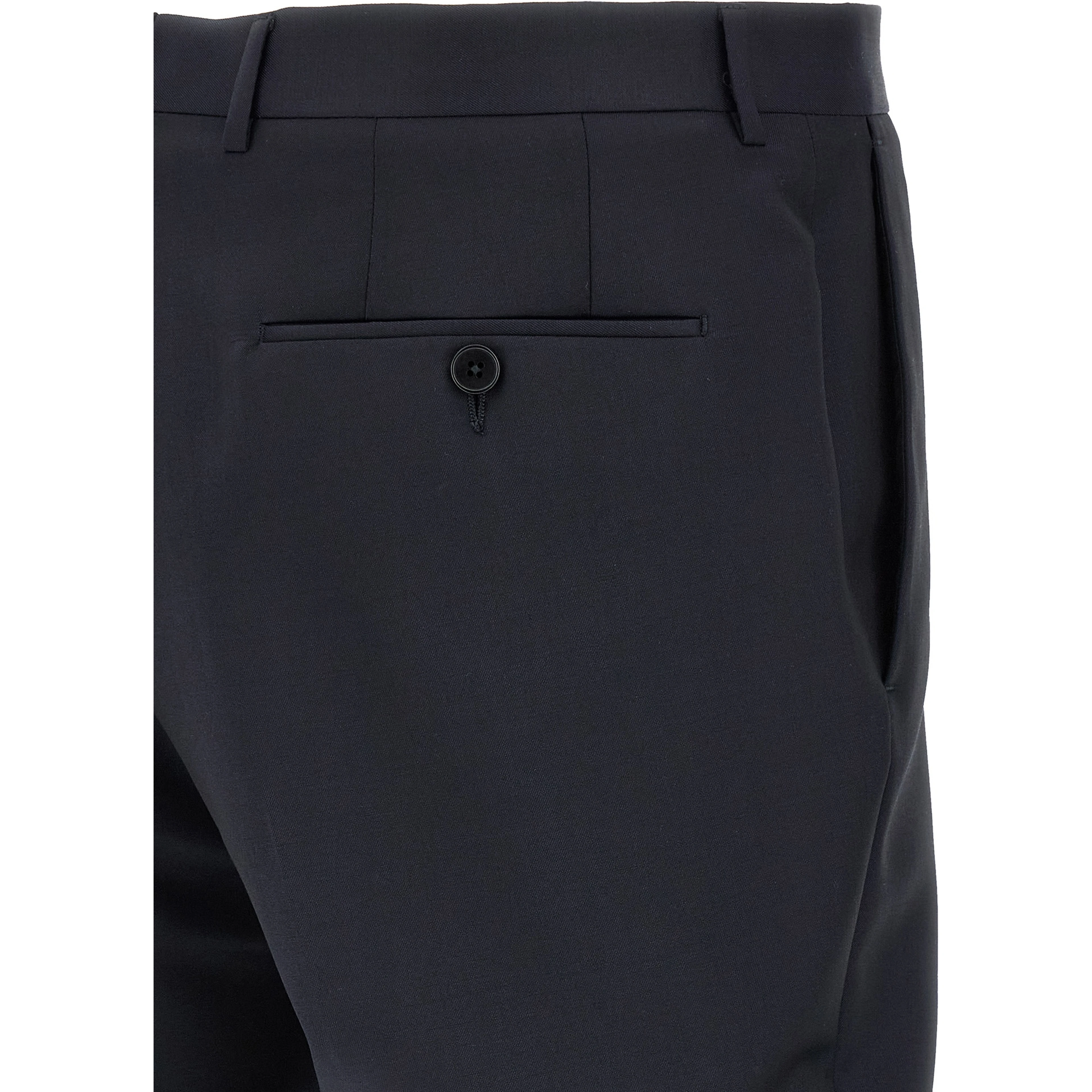 Blue Wool Two-Piece Suit
