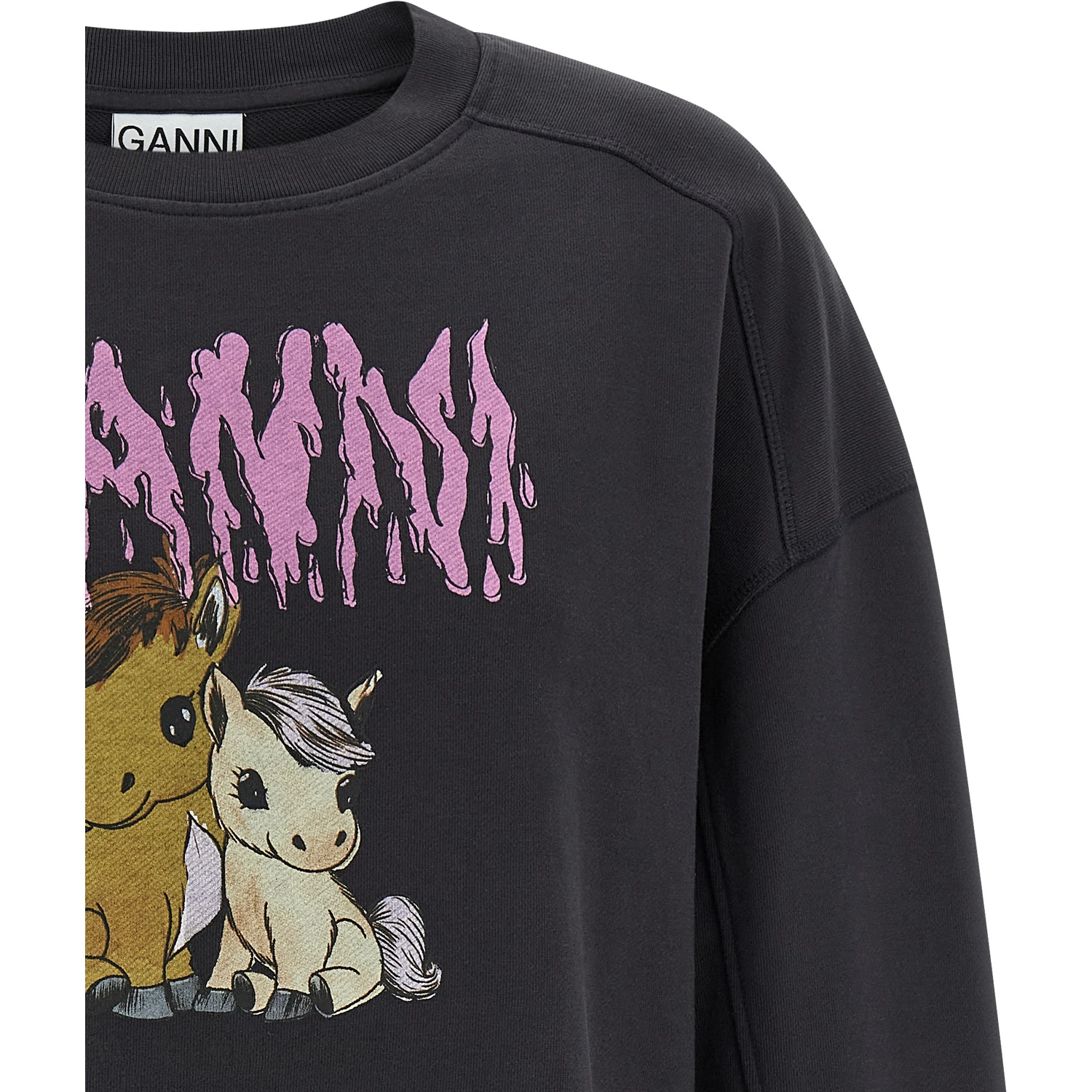 Black Organic Cotton Sweatshirt
