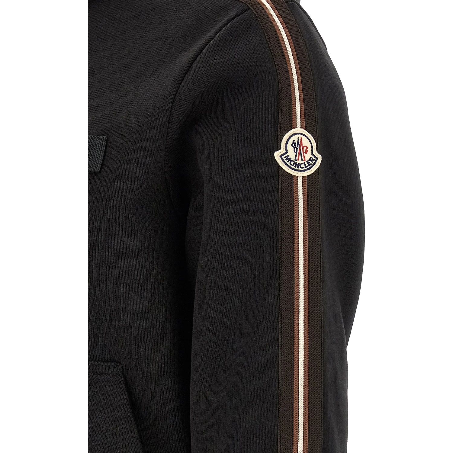 Black Polyamide Sweatshirt