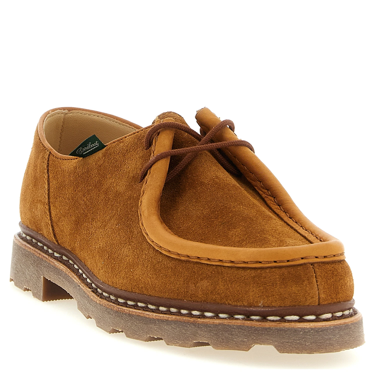 Brown Calfskin Oxfords And Derbies
