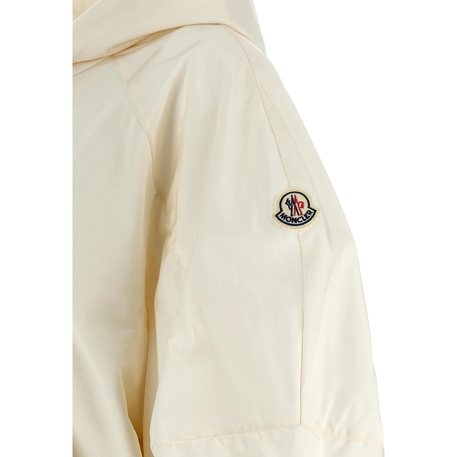 White Cotton Hoodie