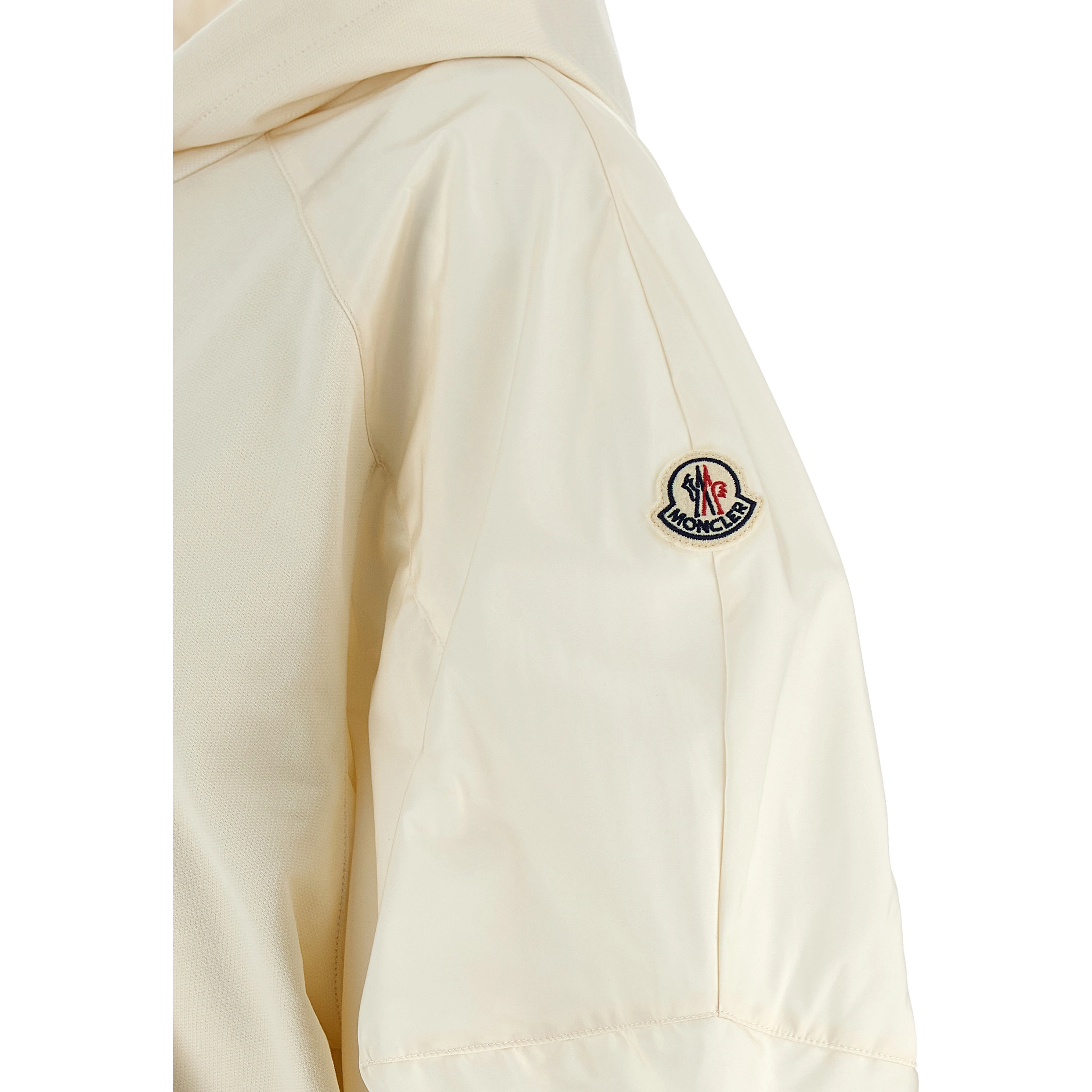 White Cotton Hoodie