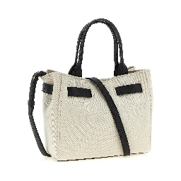 Bicolor Cotton Tote Bag