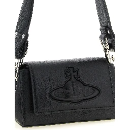 Black Polyethylene Shoulder Bag