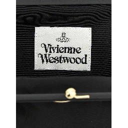 Black Viscose Clutch Bag