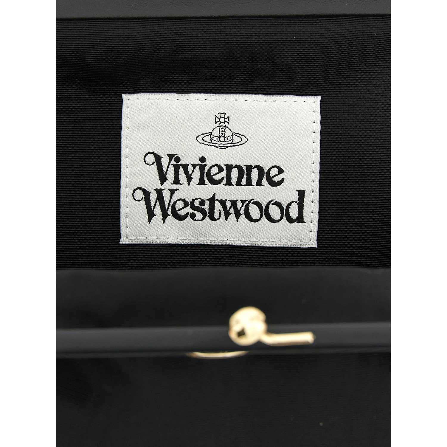 Black Viscose Clutch Bag