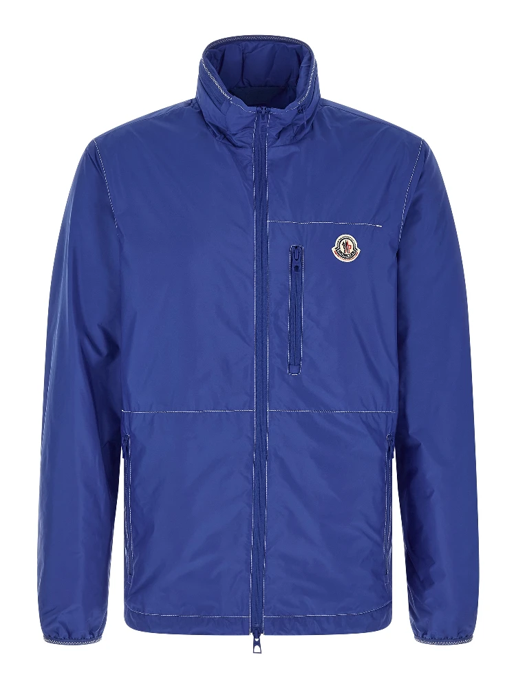 Blue Polyamide Shell Jacket
