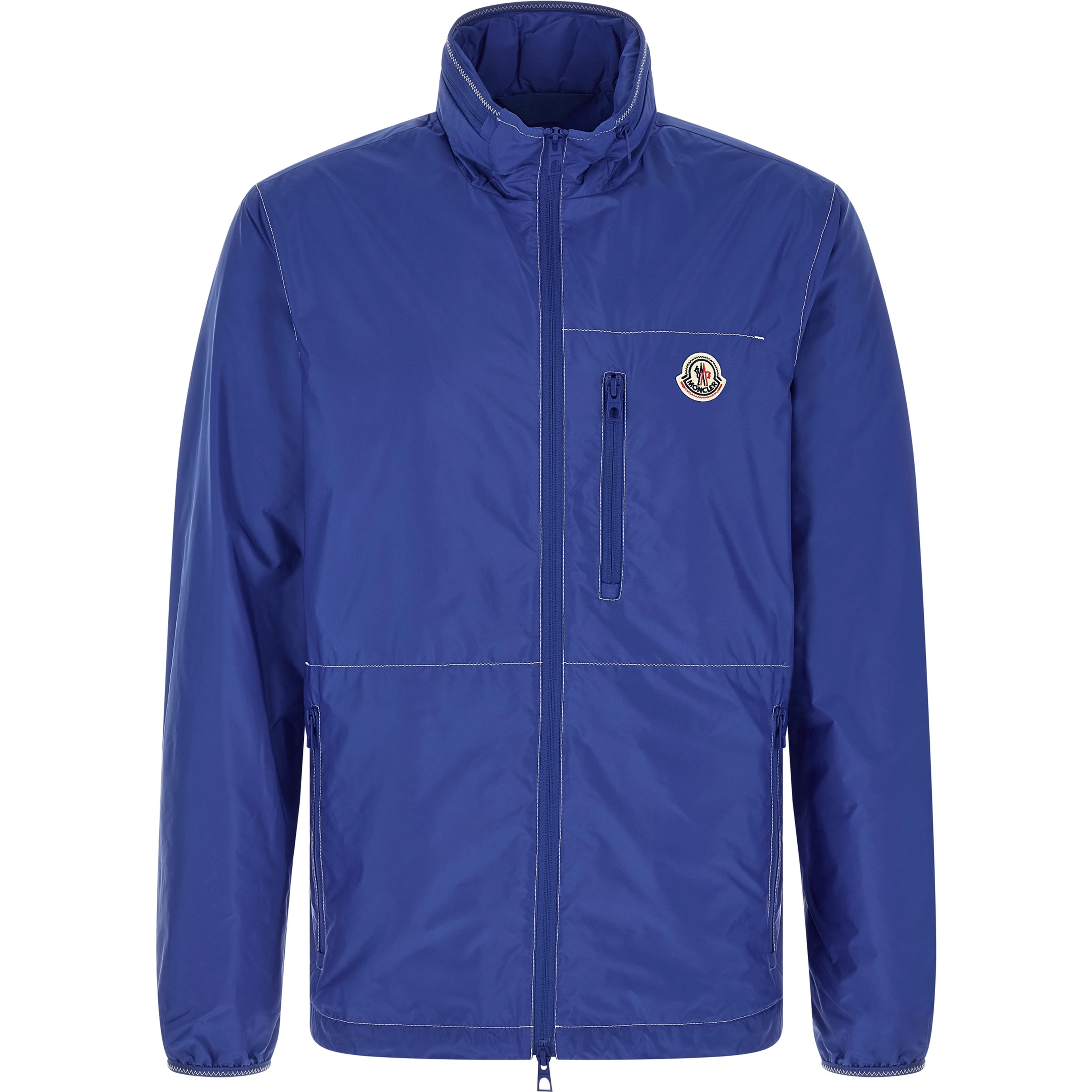 Blue Polyamide Shell Jacket