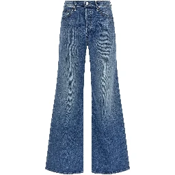 Blue Cotton Jeans Denim