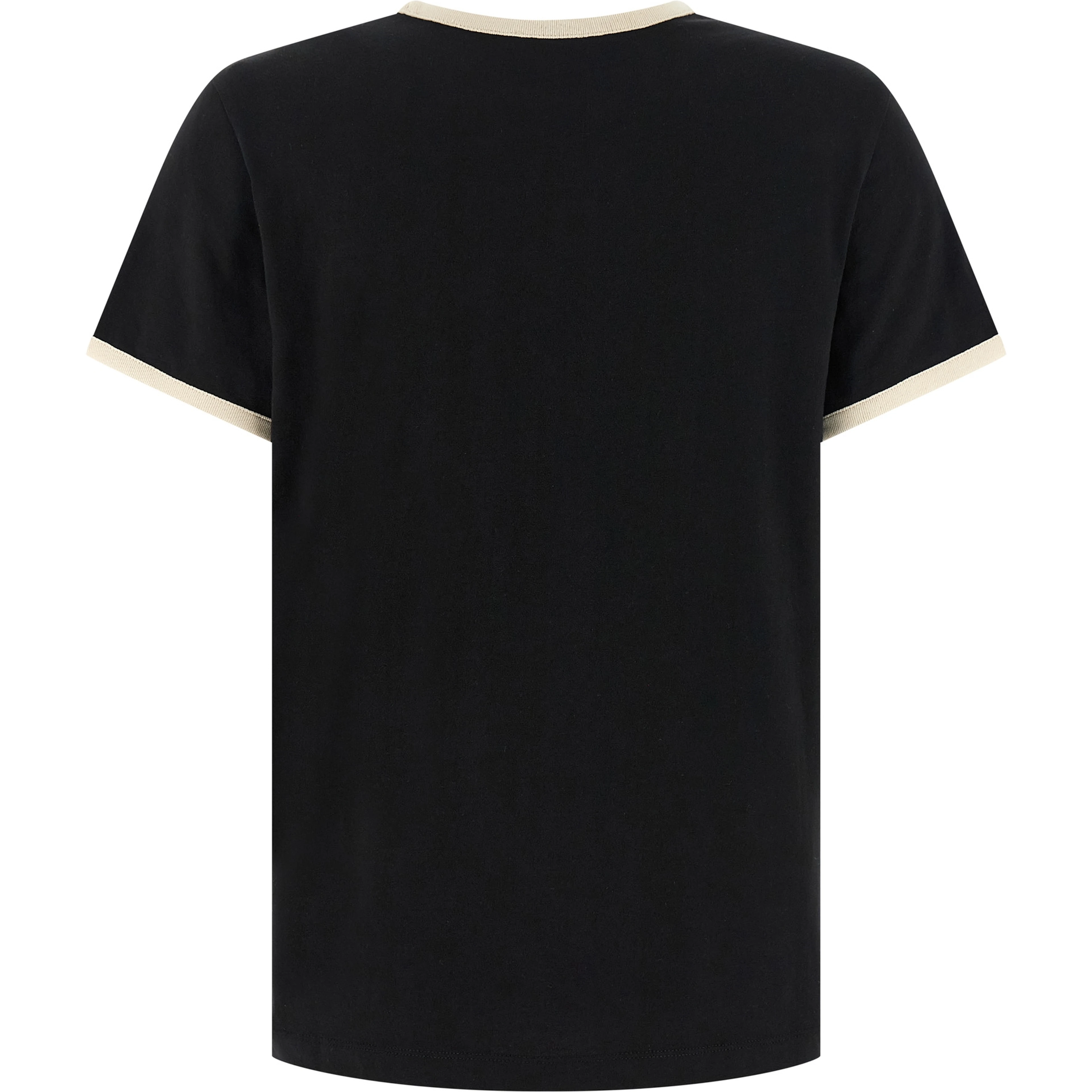 Black Cotton T-Shirt