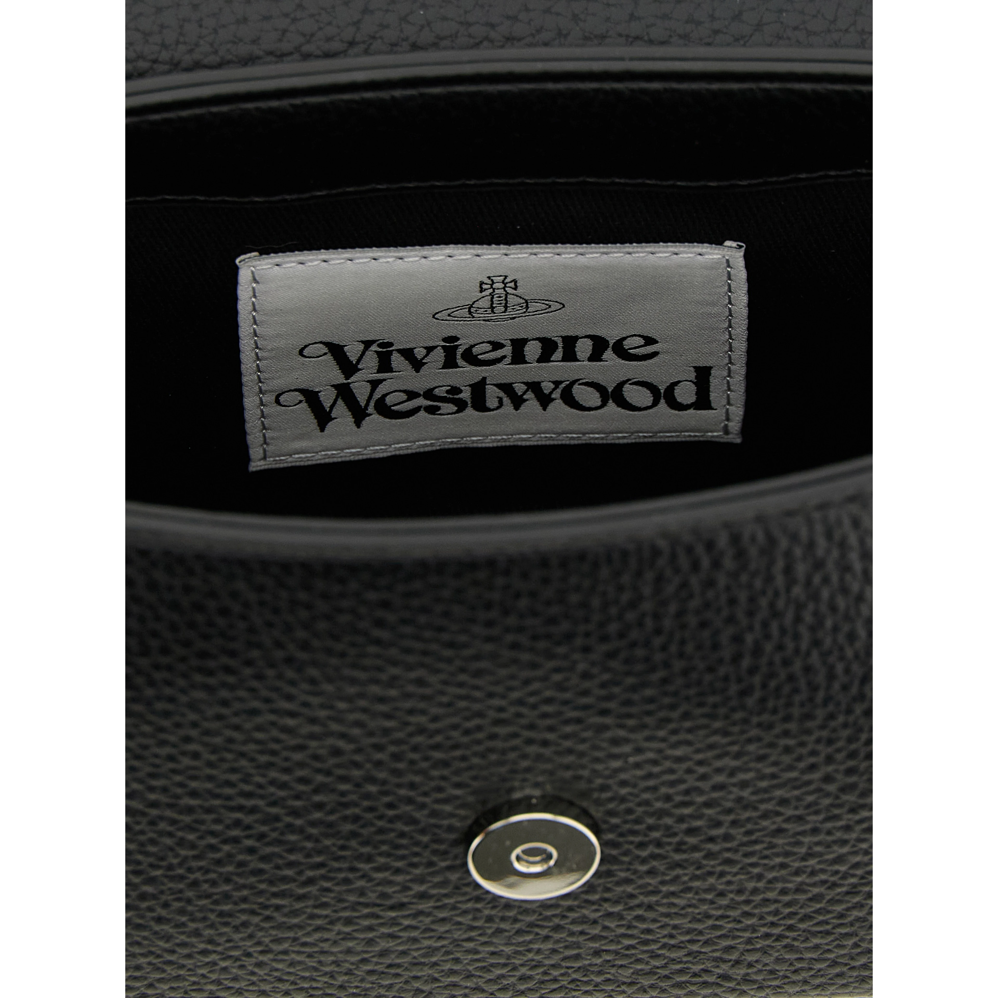 Black Polyethylene Shoulder Bag