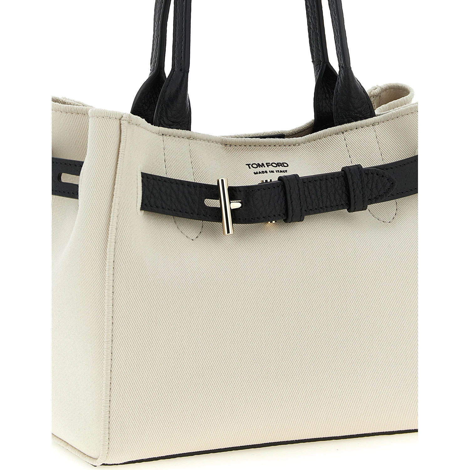 Bicolor Cotton Tote Bag