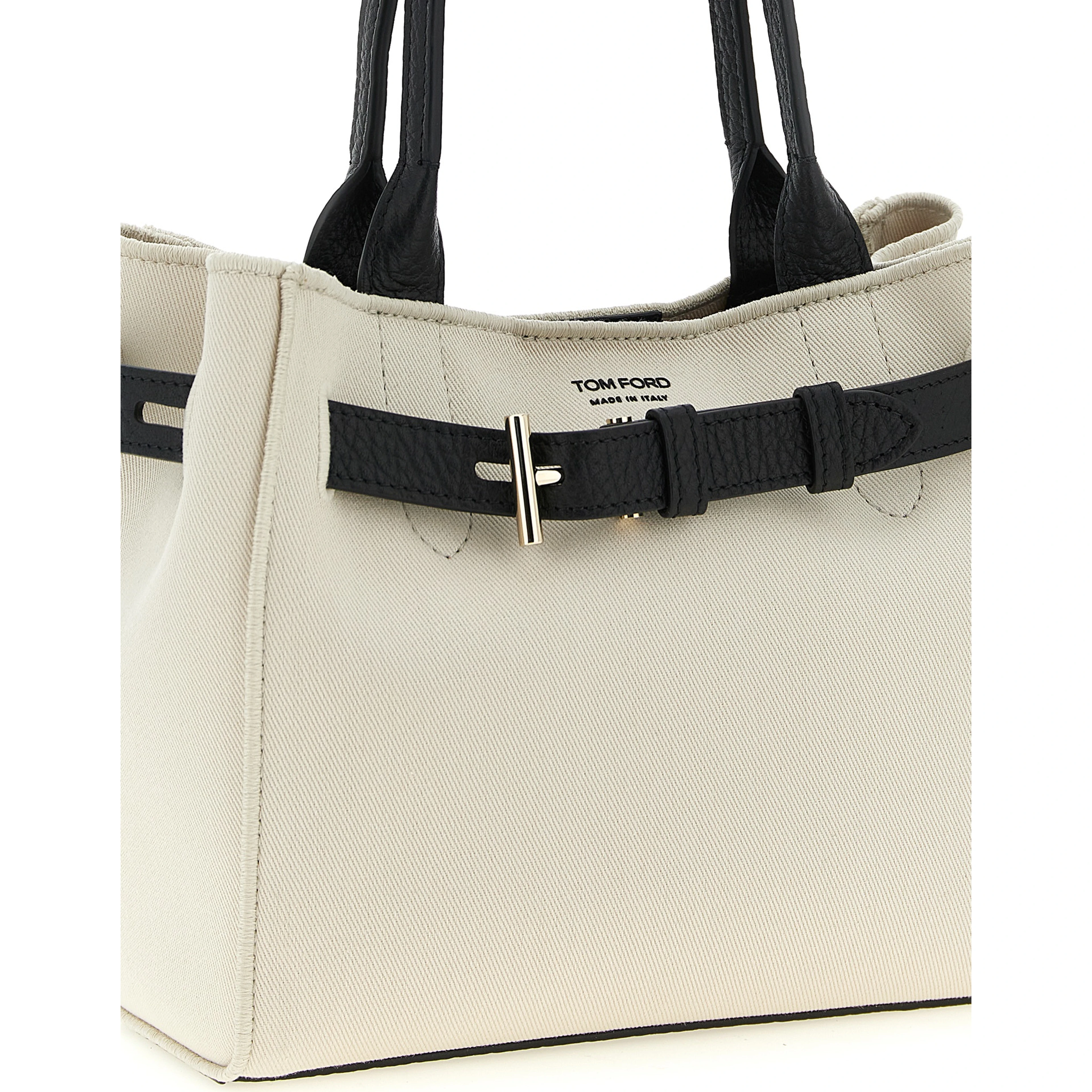 Bicolor Cotton Tote Bag