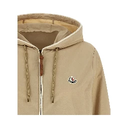 Beige Polyester Shell Jacket