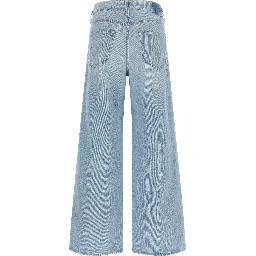 Blue Cotton Jeans Denim
