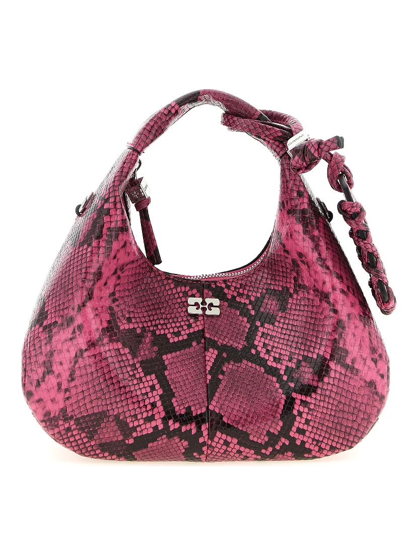 Fuchsia Recycled Polyester Handbag