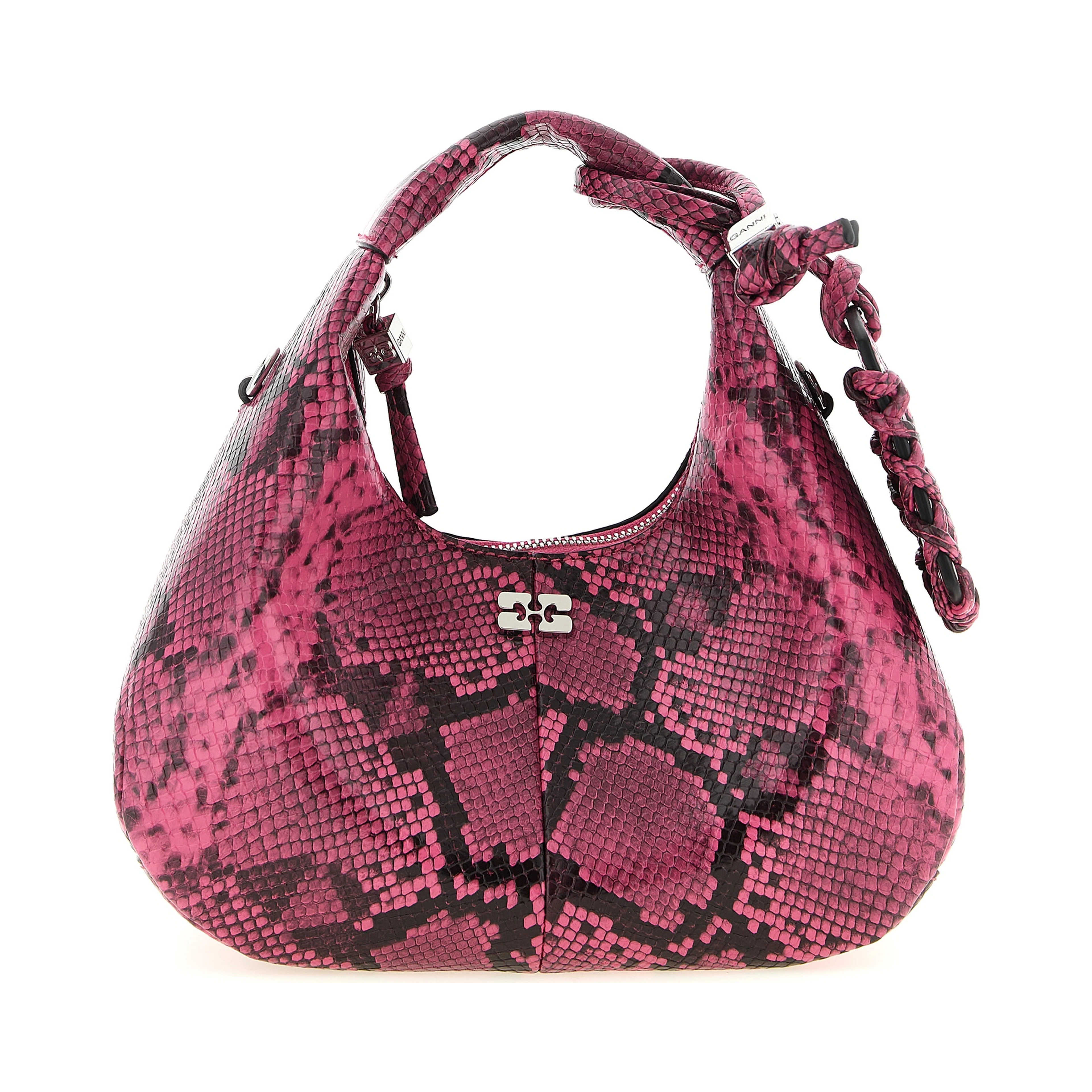 Fuchsia Recycled Polyester Handbag