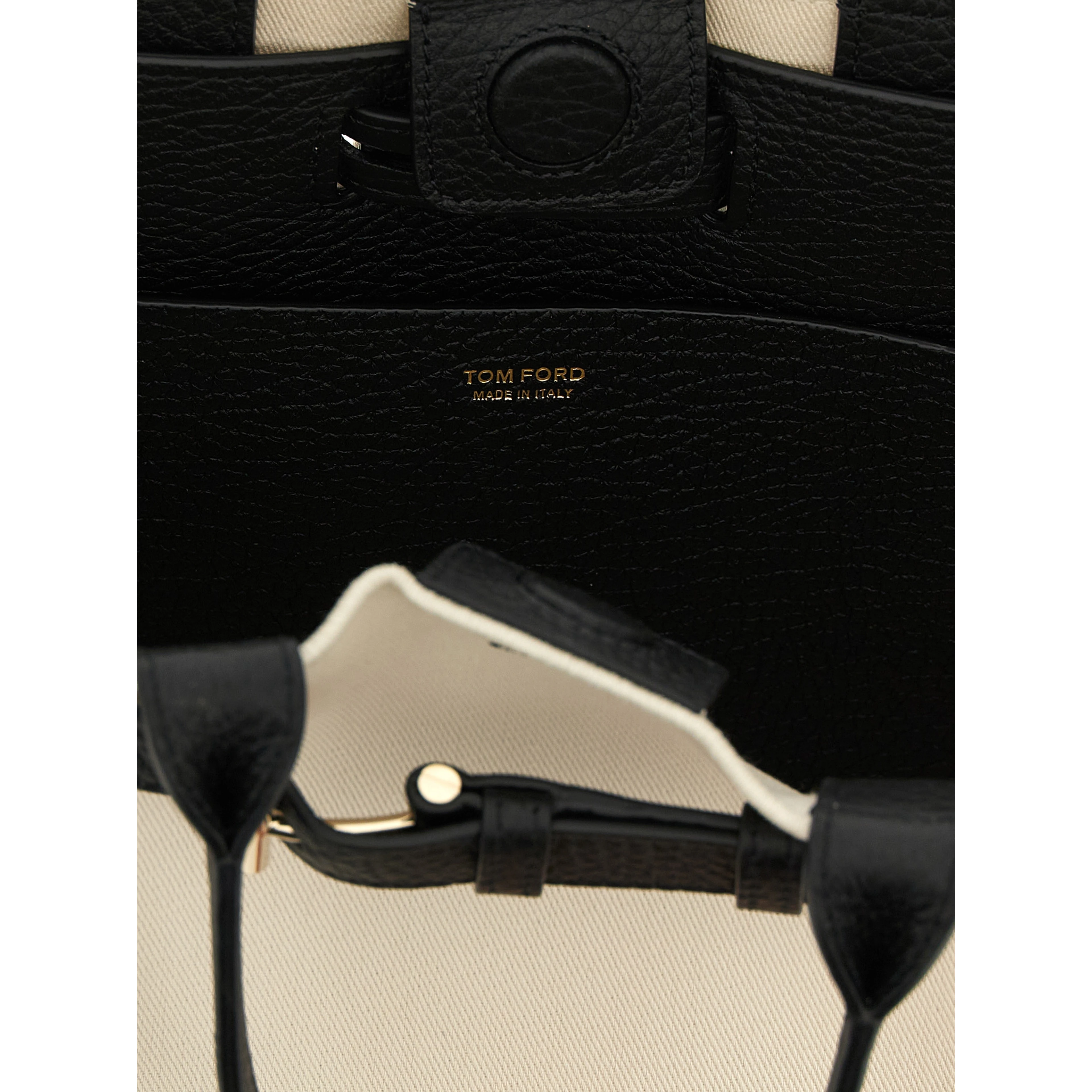 Bicolor Cotton Tote Bag