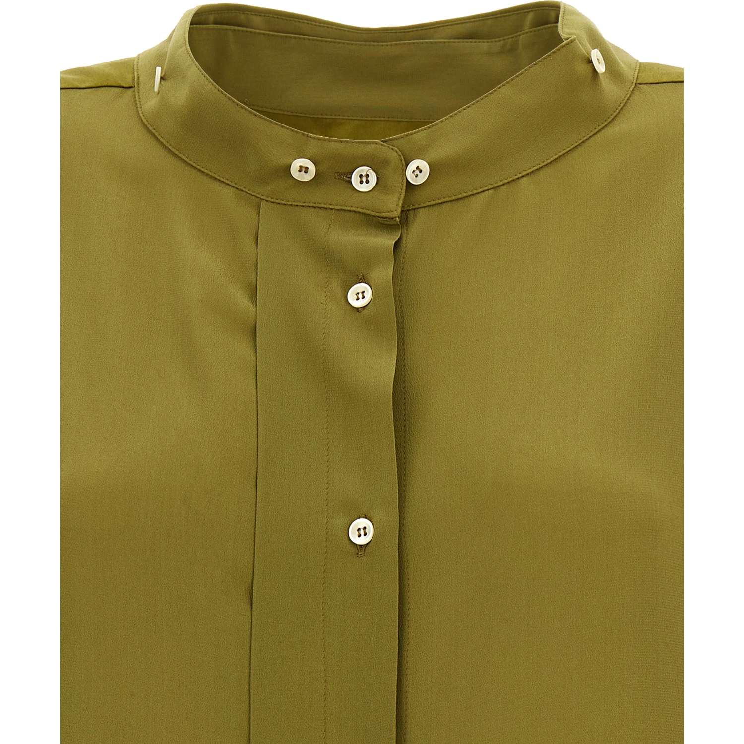 Bicolor Silk Long Dress