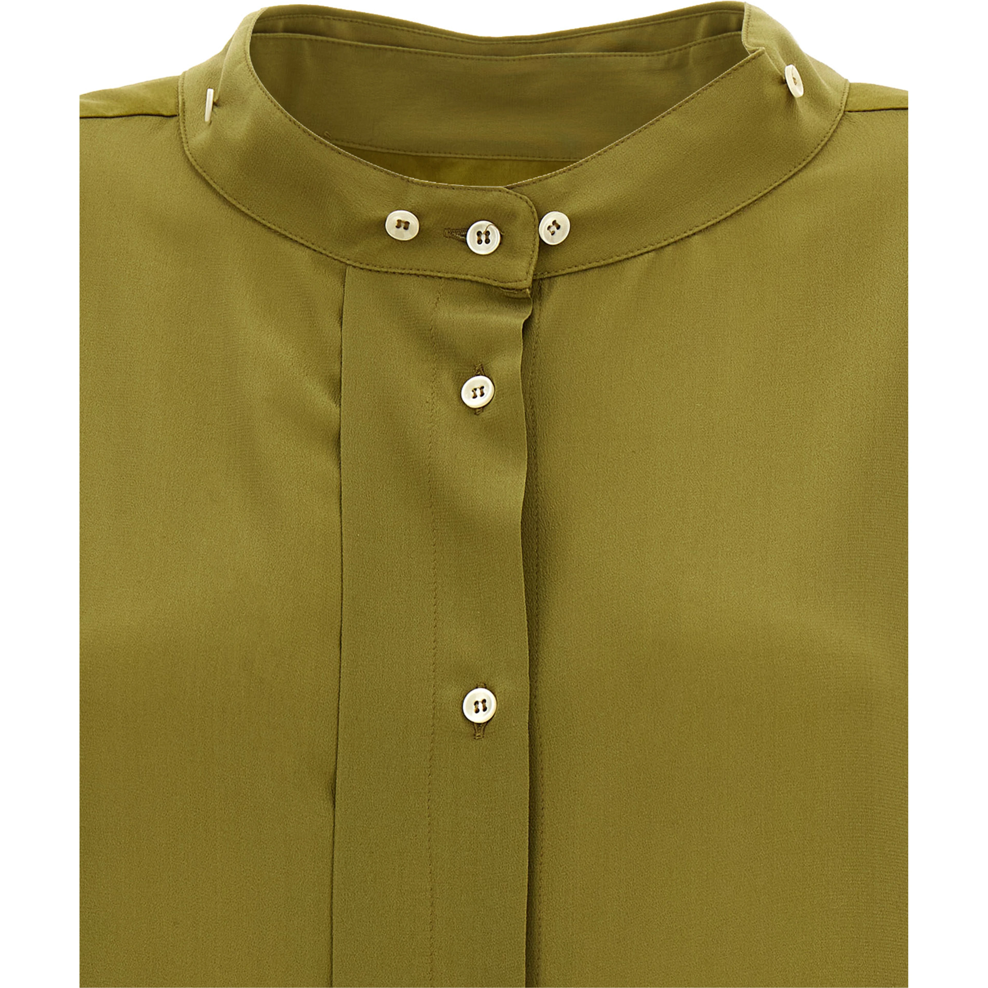 Bicolor Silk Long Dress