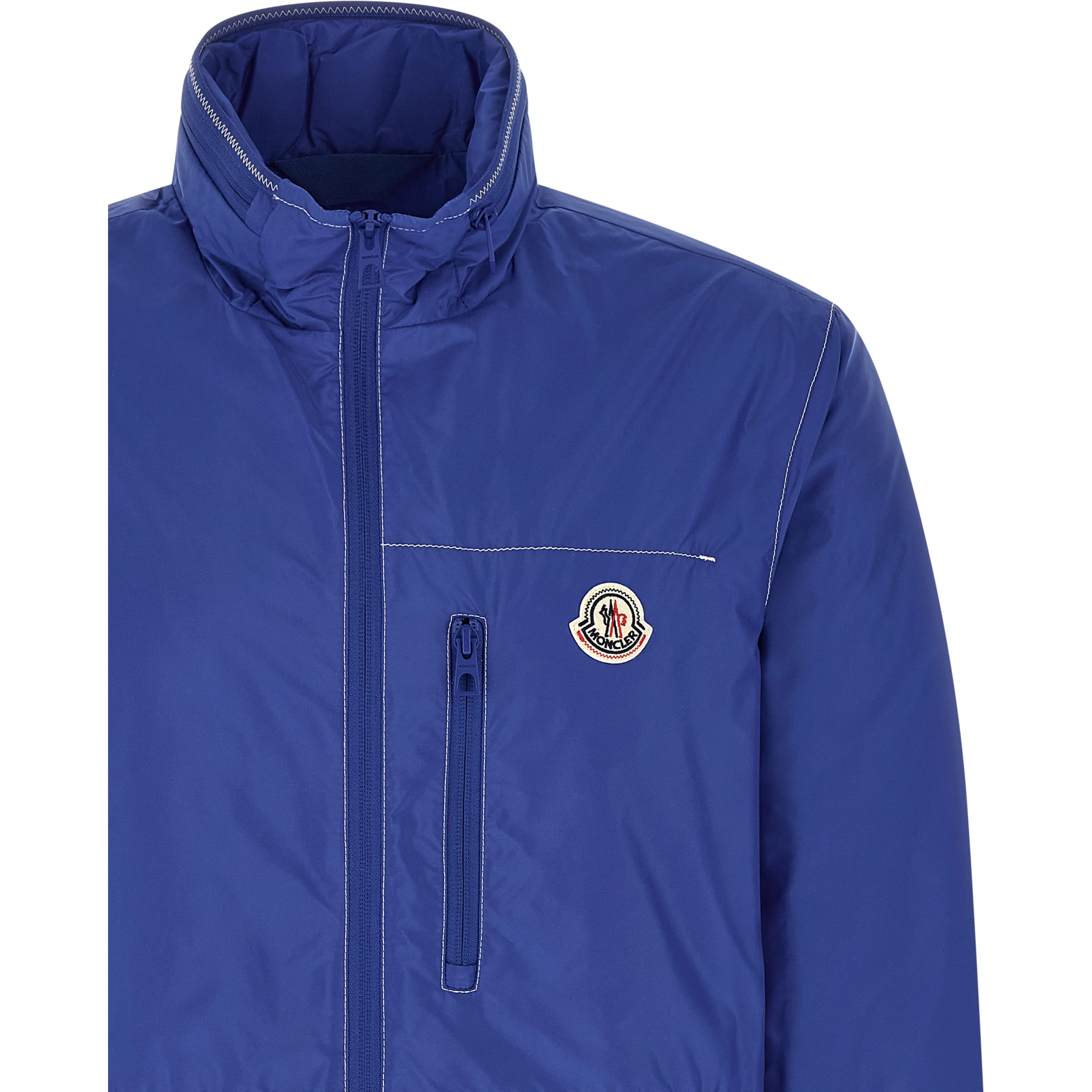 Blue Polyamide Shell Jacket