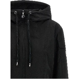 Black Polyester Parka