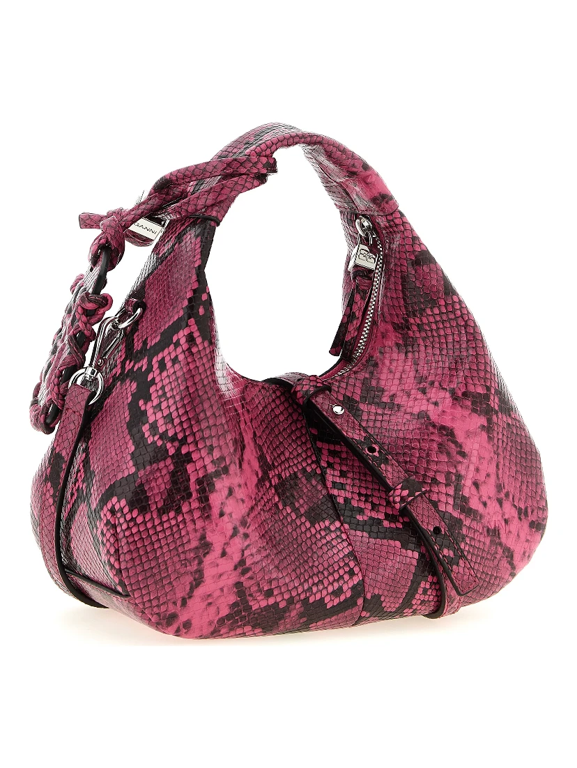 Fuchsia Recycled Polyester Handbag