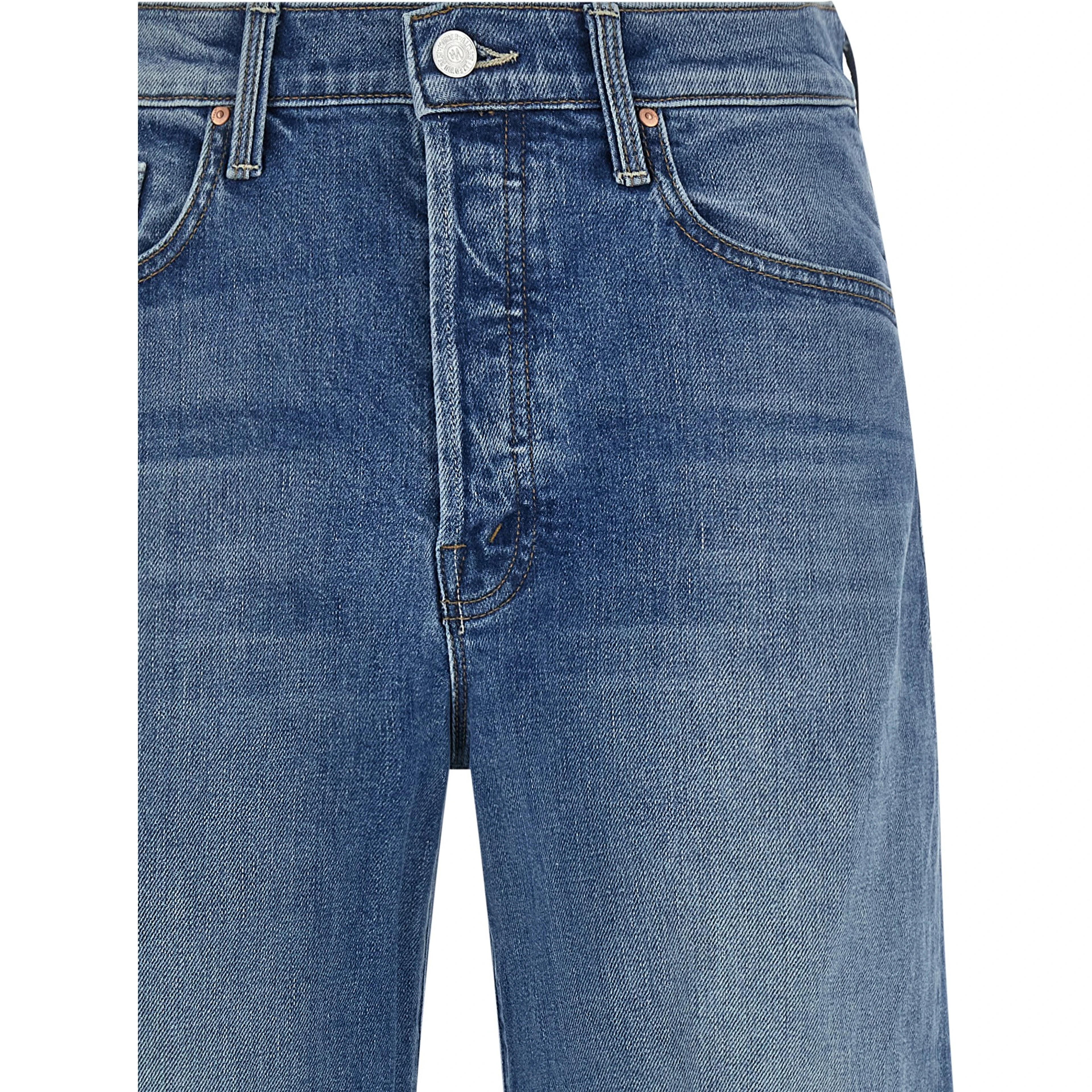 Blue Cotton Jeans Denim