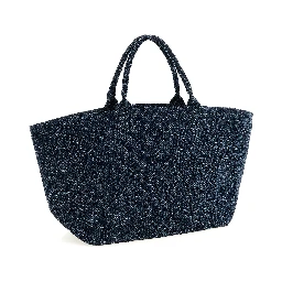 Blue Organic Cotton Tote Bag