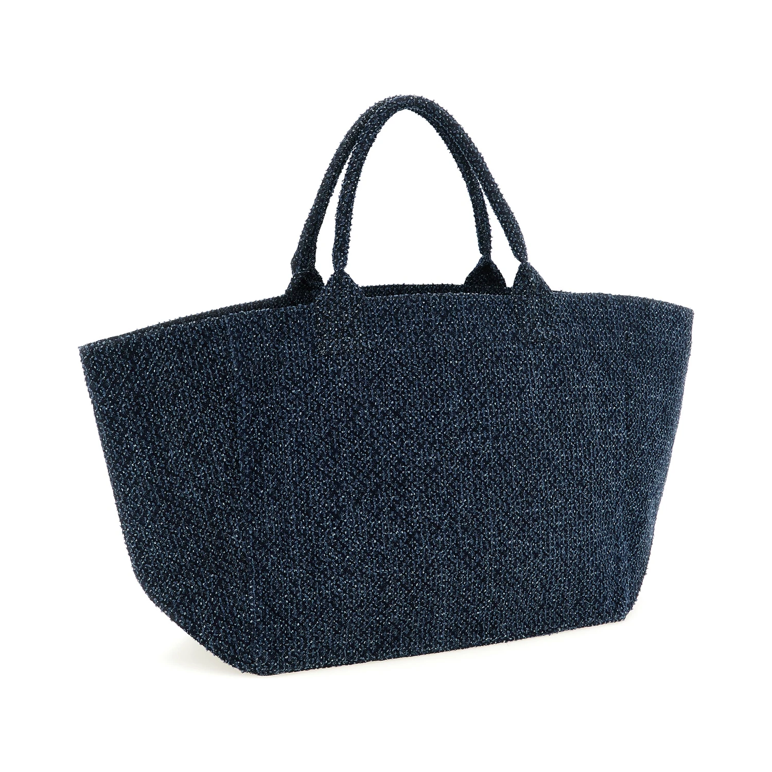 Blue Organic Cotton Tote Bag