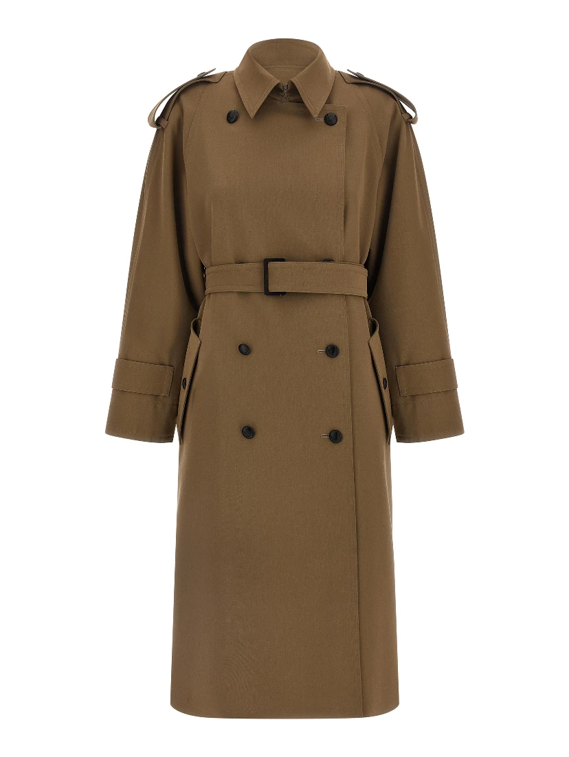 Brown Virgin Wool Coat