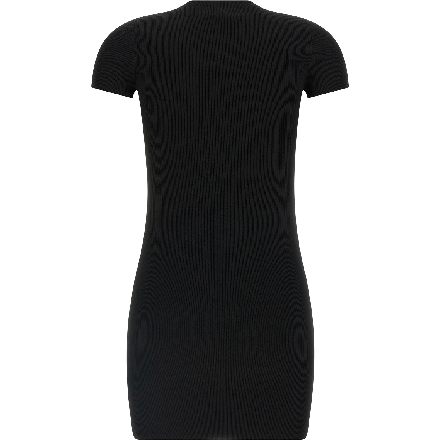 Black Polyamide Short Dress